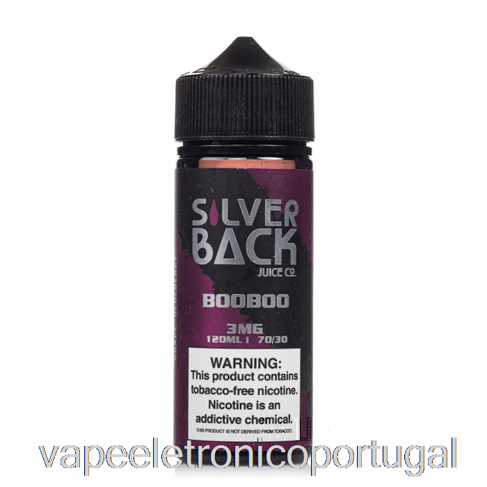Vape Eletrônico Booboo - Silverback Juice Co. - 120ml 0mg